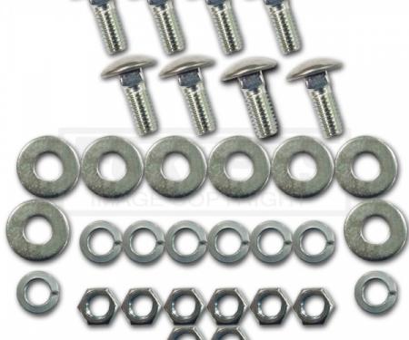 Chevy Or GMC Bumper Mounting Bolt Kit, Stainless Cap, Front Or Rear, 1967-1991