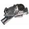 Full Size Chevy Short Hi-Flo Water Pump, Stewart, Polished Aluminum, Big Block