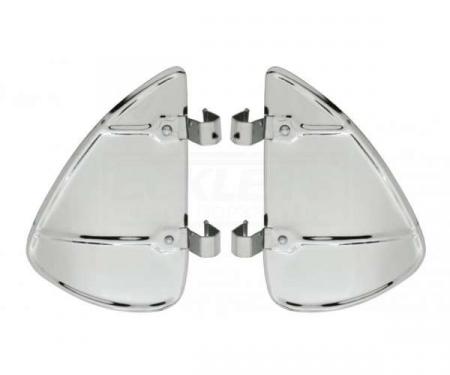 Chevy Truck Vent Window Breezies, Stainless Steel, 1947-1987