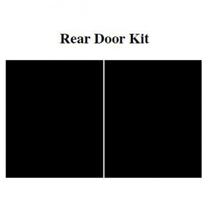 AcoustiSHIELD - Rear Door Insulation Kit - Panel Delivery Truck - For Cargo Doors