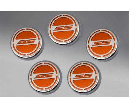American Car Craft, Engine Cap Cover Set, V8, Carbon Fiber Look| 376768 Camaro SS 2010-2015