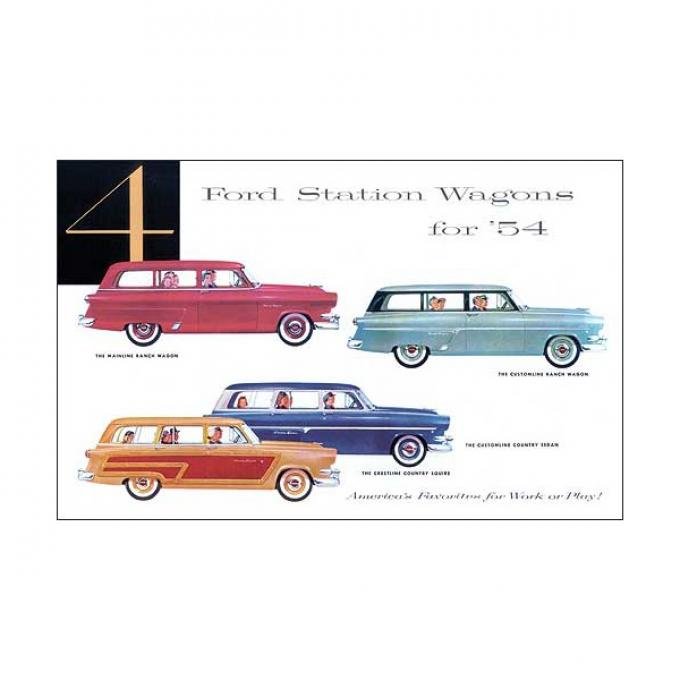 Ford Station Wagon Color Sales Brochure