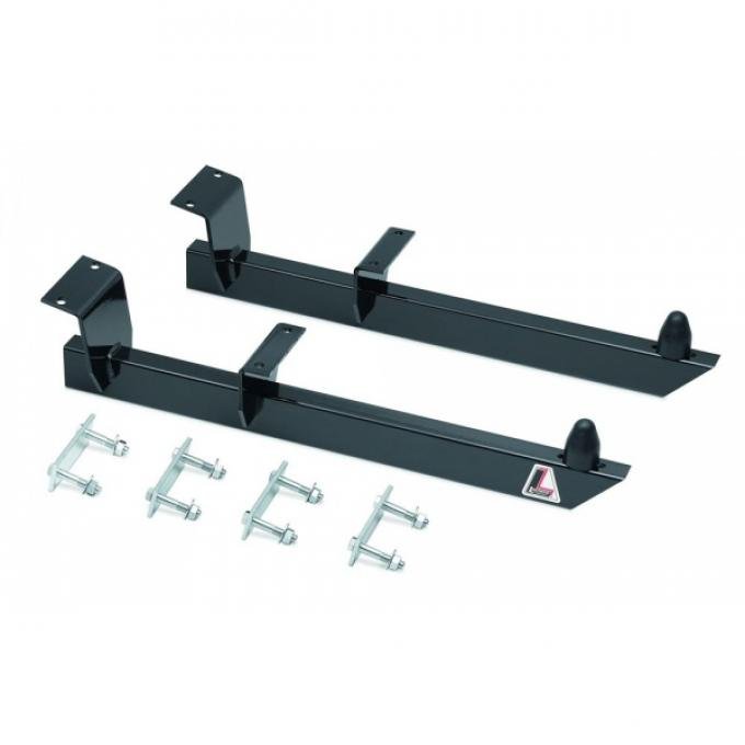 Classic Chevy Universal Traction Bars, Black, 1955-1957