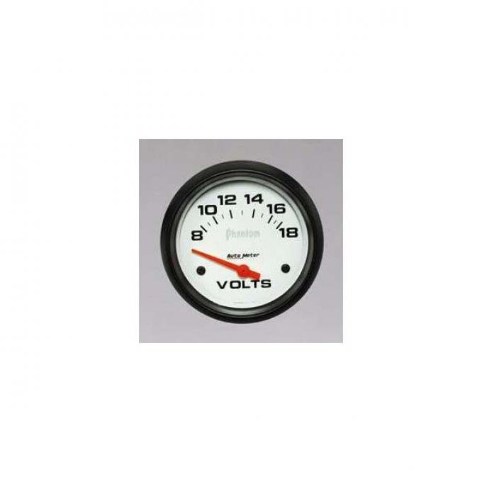 Firebird Voltmeter Gauge, Phantom, AutoMeter