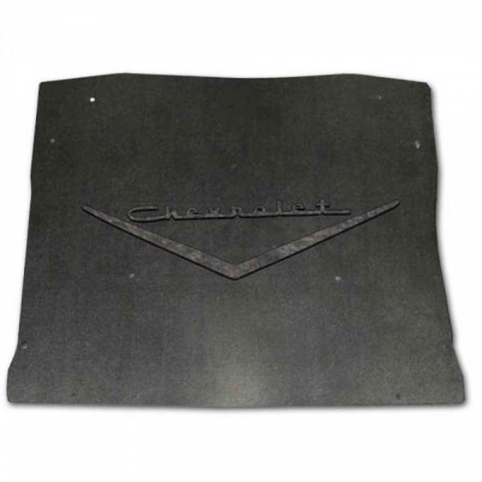 Chevy Truck Under Hood Cover, Quietride AcoustiHOOD, 3-D Molded, With Logo, 1947-1954