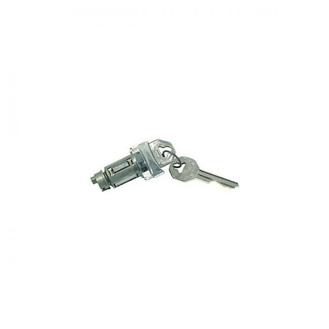 Corvette Ignition Lock Cylinder With Original Key, 1953-1964
