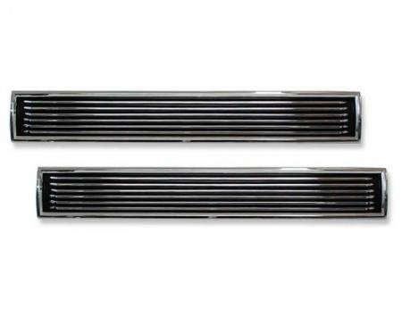 1967 Chevrolet Chevelle SS / 396 Chrome Hood Scoop Inserts