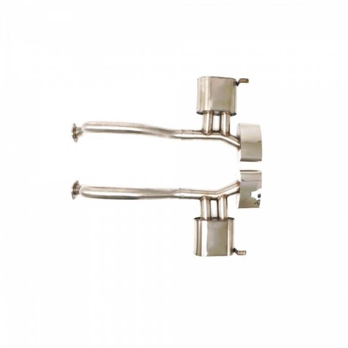 Corvette B&B Triflo Exhaust System, PRT Speedway Tips, 1997-2004