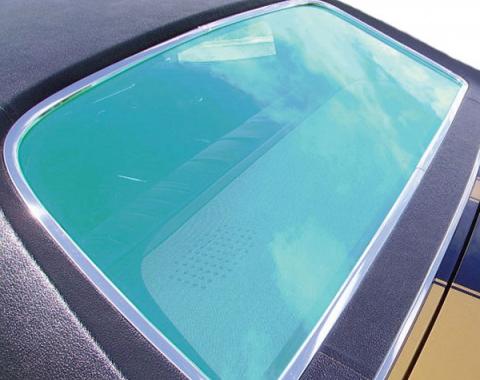 Chevelle Back Glass, 2-Door Coupe & 4-Door Sports Sedan, Curved, 1968-1972