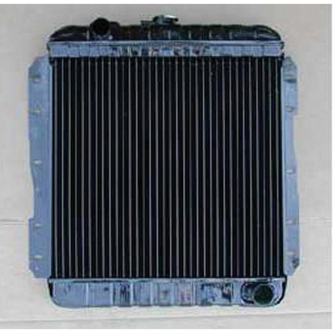 Full Size Chevy Radiator, For Cars With Manual Transmission, 6-Cylinder, 1958