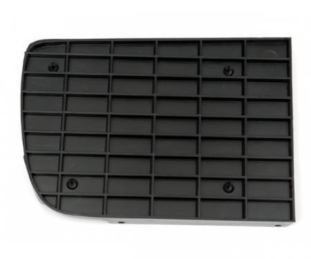 Camaro Headlight Door Cover, Right, Black, Rally Sport (RS), 1967-1968