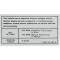Emission Decal, 302/351-4V AT/MT, Montego, 1968