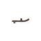 Chevy Short Curved Quarter Window Track, Right, Used, 2-Door Hardtop, 1955-1957