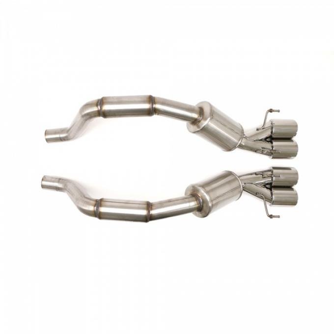 Corvette B&B Exhaust System, C6 Z06/ZR1 Bullet Quad Round, 2006-2013