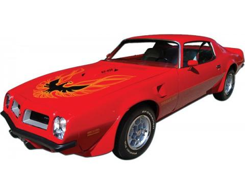 Firebird Decal Set, Without Hood Bird, Trans Am, 1973-1978