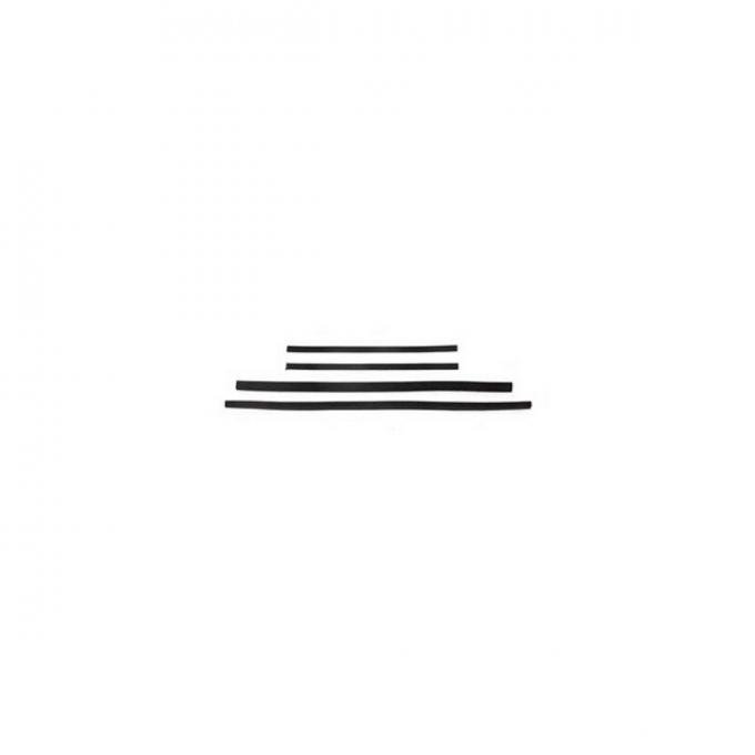 Corvette Fan Shroud Seal Kit, LT1, With Plastic Shroud, 1970-1972