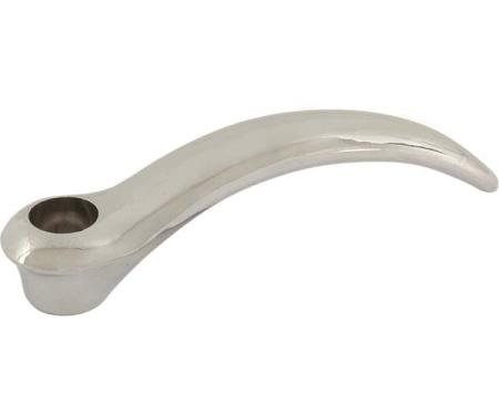 Model A Ford Inside Door Handles - Plain Type - Nickel Plated - Coupe & Sport Coupe & Business Coupe & Tudor Sedan - Used Until Mid 1930