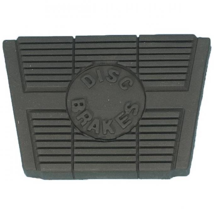 Corvette Brake Pedal Pad, For Cars With 4-Speed Transmission, 1980-1981