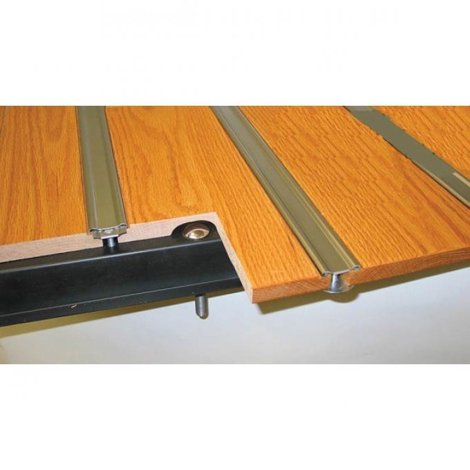 Chevy Truck Bed Flooring, Short Bed, Step Side, Oak, With Hidden Mounting Holes, 1954-1955 (1st Series)