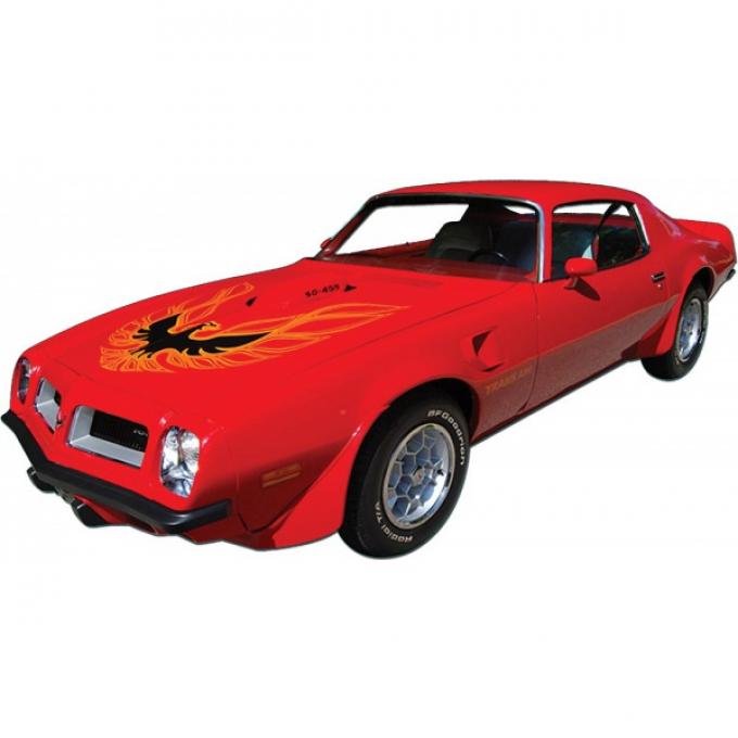 Firebird Decal Set, Without Hood Bird, Trans Am, 1973-1978