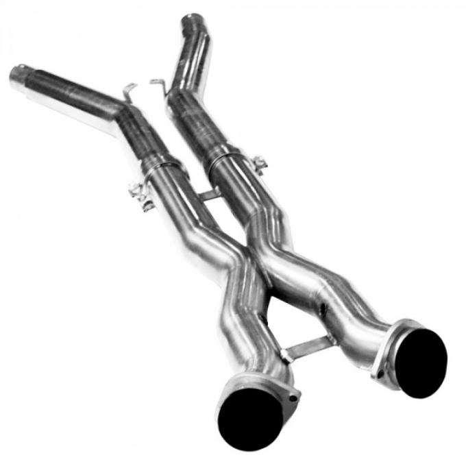 Corvette C6 Kooks Stainless Steel Offroad X-Pipe, 2005-2008