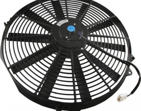 Corvette Electric Radiator Cooling Fan, Universal, Reversible, 16", 1956-1982