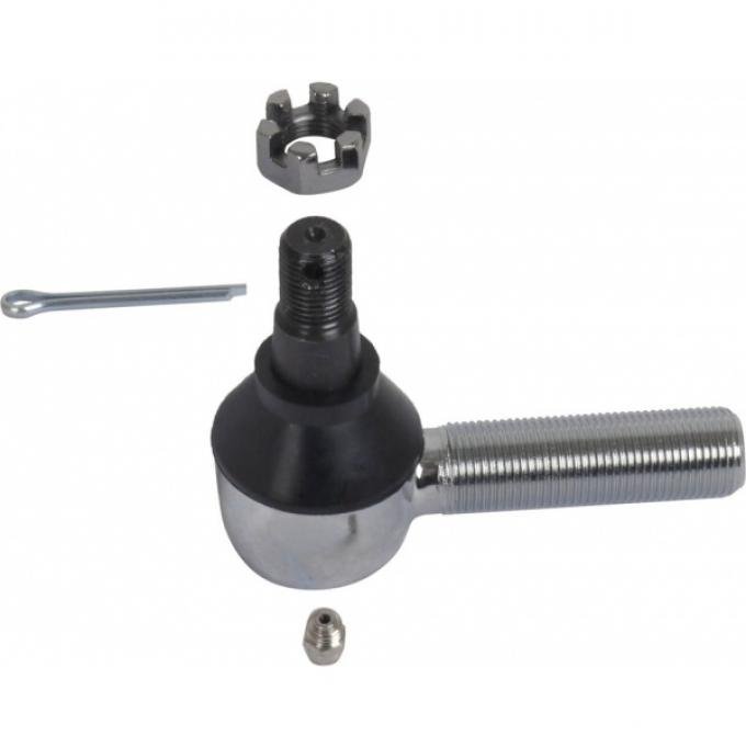Front Tie Rod End - Right Hand - Chrome Plated - Ford Passenger & Pickup Truck