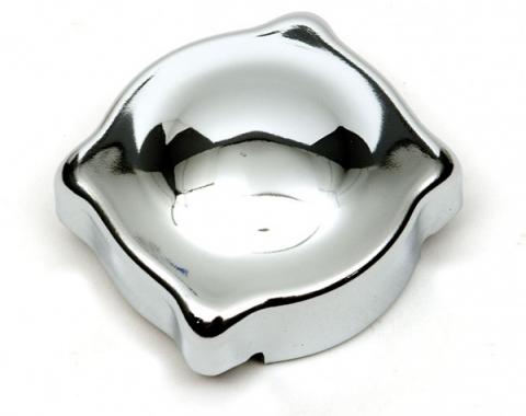 Corvette Oil Filler Tube Cap, Chrome, 1963-1965