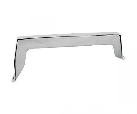 Ford Mustang Console Front End Cap - Die Cast Zinc With Chrome Finish - For Cars With Air Conditioning