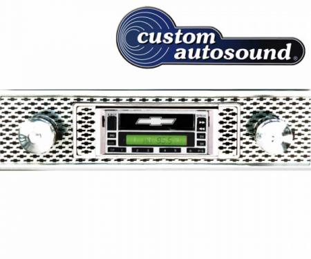 Custom Autosound® AM-FM Stereo Radios | Chevy Concours USA-230 Stereo, 200 Watt, With Auxiliary Inputs, Custom Autosound, 1955