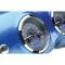 Chevy Truck Analog Dash Gauges, Dakota Digital, Carbon Fiber With Blue Display, 1947-1953