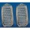 El Camino Door Jamb Vents, Polished Billet, 1970-1972