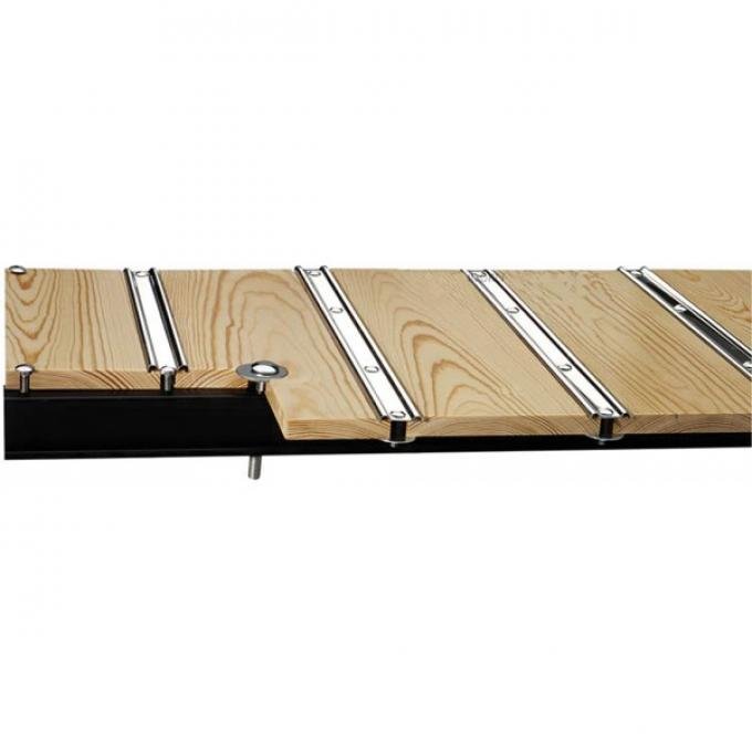 Chevy Truck Bed Flooring, Short Bed, Step Side, Pine, With Standard Mounting Holes, 1967-1972