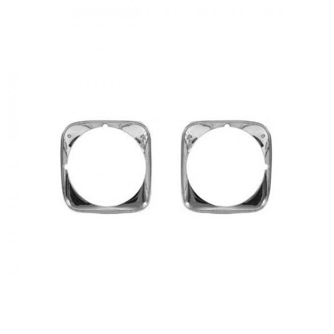 Redline Restomotive® Chevelle/El Camino 71 H/L Bezel - 1 Pair (RH & LH) LG-00-502