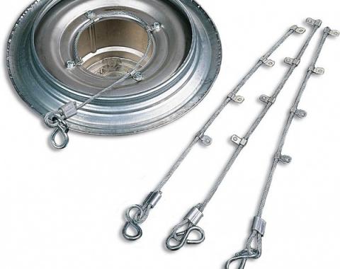 Corvette Rally Wheel Center Cap Locks, 1967-1982