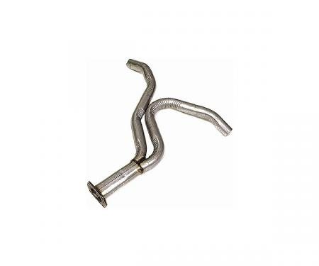 Corvette Exhaust Pipe, Rear Y Aluminized, 1982