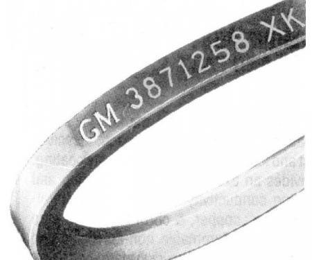 Nova & Chevy II Power Steering Belt With 396, 1968