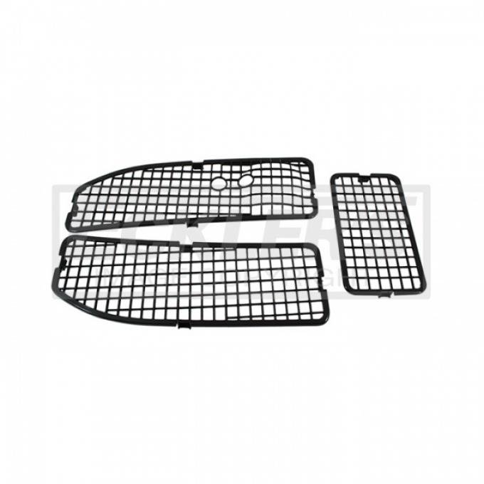 Chevelle Cowl Vent Grilles, For Cars With Air Conditioning,1968-1972