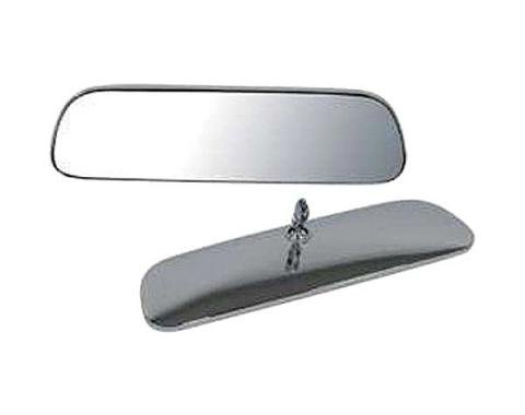 Camaro Interior Rear View Mirror, Standard, 8 Inch, Chrome,1967-1969