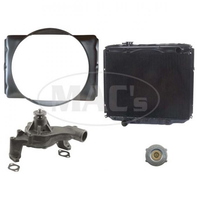 66 Fairlane Cooling Kit (3 Row-390/427) Hi Efficiency