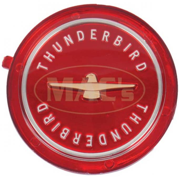 Thunderbird Red Wire Wheel Center, 1962-1963