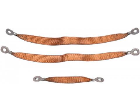 Full Size Chevy Ground Wire Strap Kit, 283ci & 348ci, 1960