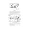 Ford Thunderbird Jack Instruction Decal, Thunderbird Sports Roadster, 1962-63