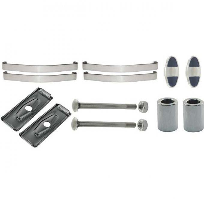 Model A Ford Rear Bumper Master Kit - Polished Stainless Steel - 1930-31 Only