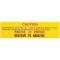 Ford Thunderbird Battery Decal, Caution, 1963-64