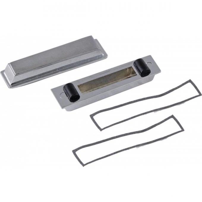 Nova Horn Buttons, SS, With Gaskets, 1967