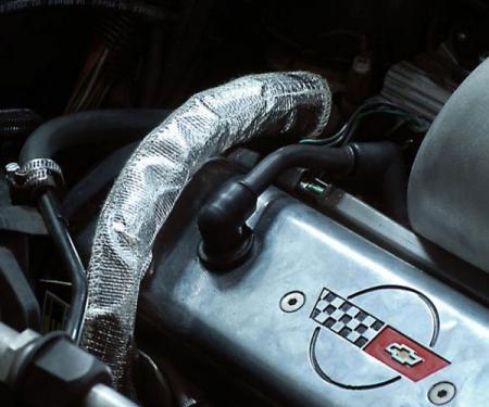 Corvette EGR Pipe Cover, Medium Size, Hook & Loop Closure, 1990-1991