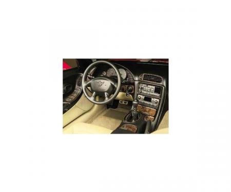 Corvette Dash & Trim Kit, Burlwood, 1997-2004