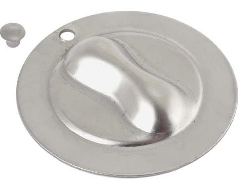 Model A Ford Crank Hole Cover - Stainless Steel