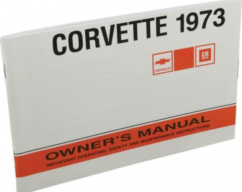 Corvette Owners Manual, 1973